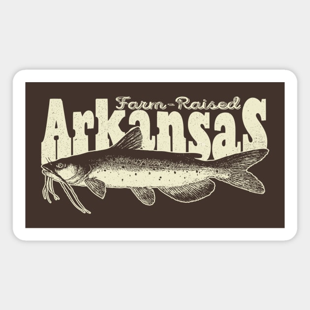 Farm-Raised Arkansas Catfish Magnet by rt-shirts